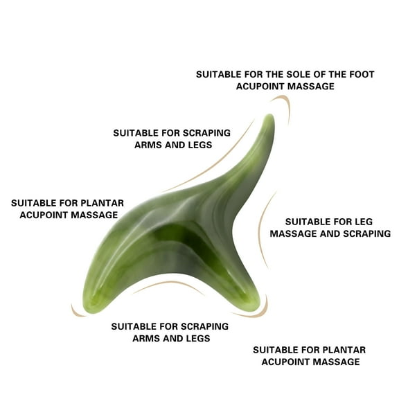 XIRQI Gua Sha Tool for Face and Body Skin Massage,Natural Stone Guasha Board for Spa Acupuncture Therapy Trigger Point Treatment,for Jawline Sculpting and Puffiness Reducing