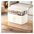 thumbnail image 1 of 3-Layer Moisture-Proof and Light-Proof Portable Medicine Storage Box with Handle, 1 of 7