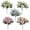 D, variant on Silk Wedding Bouquet, Faux Flower Arrangements for Home Decor, Artificial Peonies and Roses with Greenery, Bendable Stems for Centerpieces, Vase Fillers or Hand Held Fake Flowers for Party, Office