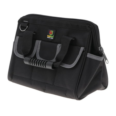 

Electrician Tool Kit Maintenance Canvas Bag Multi-Function Repair Service Special Oxford Cloth Package Waterproof Appliance Kit(Black)
