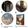 thumbnail image 3 of Designart "England City Skylineengland horizon III" Cityscapes Floater Framed Canvas Wall Art, 3 of 7