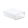 thumbnail image 1 of 2 cajas de almacenamiento debajo del escritorio, organizador de cajones debajo de la mesa, accesorio oculto, adhesivo extraíble para el aula de maquillaje. blanco, 1 of 9