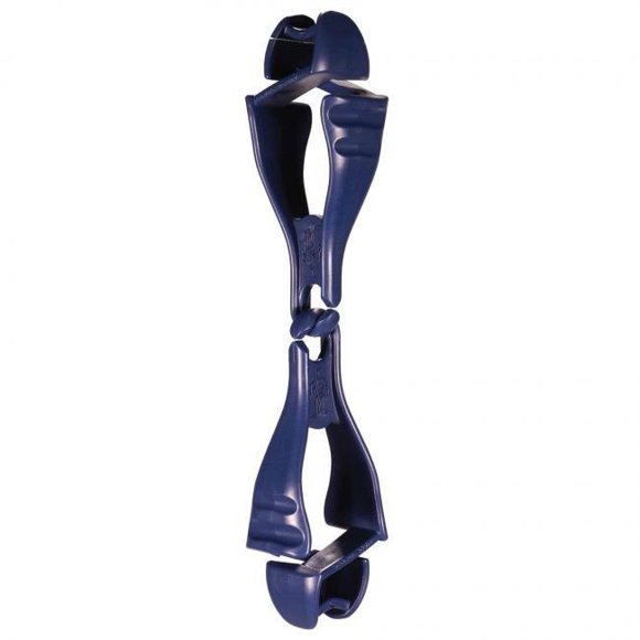 Squids 19132 Support de Pince à Gants Détectable en Métal avec Deux Clips et 44; Bleu Profond