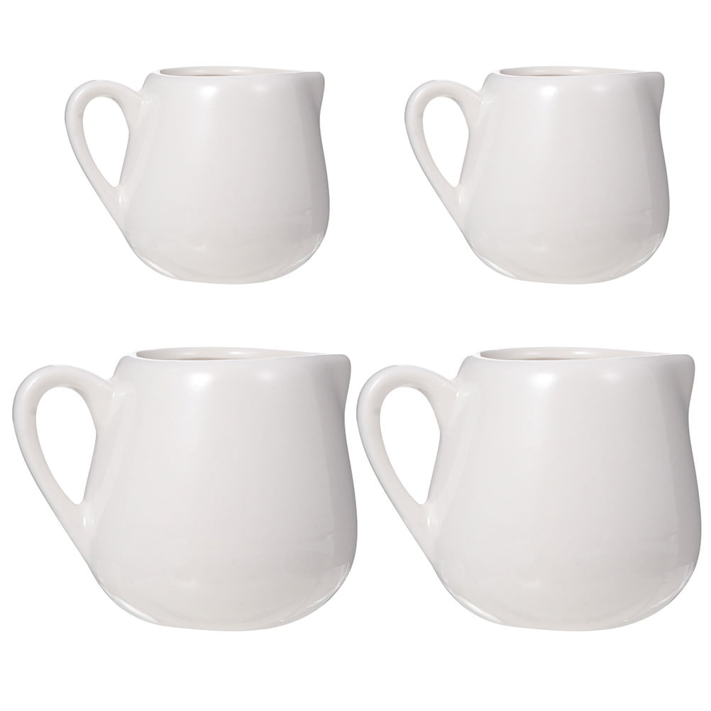 Pitcher Milk Creamer Ceramic Mini Cream Coffee Sauce Small Jugs Syrup