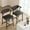 Wooden backrest,black, variant on Huisuilinss Bar Stools Set Of 2/4,Counter Height Bar Stools With Arms,Upholstered Barstools,Modern Bar Chairs With Back,Wide Seat,Footrest,Dining Chairs For Kitchen Island