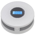 thumbnail image 1 of Smoke Alarm, Smoke Carbon Monoxide Detector Alarm Memory Function High Sensitivity Low Battery Reminder LCD Display Quick Installation For Home For Restaurant, 1 of 8