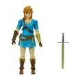 thumbnail image 6 of The Legend of Zelda Breath of the Wild Link 4 inch Action Figure with Soldiers Broad Sword, 6 of 10