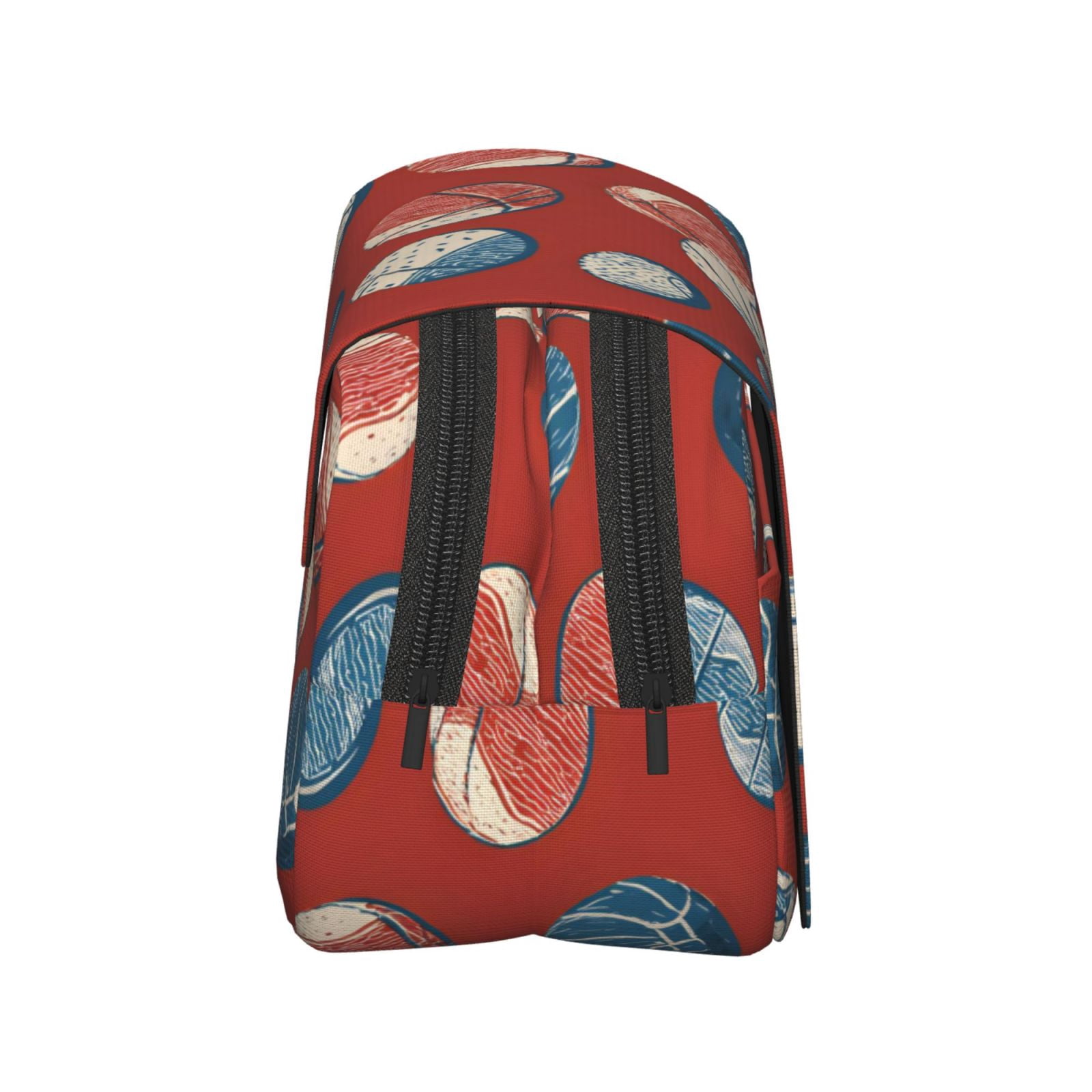 Large-Capacity Flip-Top Double-Layer Pencil Case, Multi-Functional Pocket Pen Case, Durable Stationery Organizer Basketball Theme Seamless Pattern