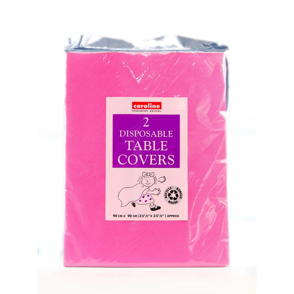 Caroline Square Paper Table Covers (Pack of 2)