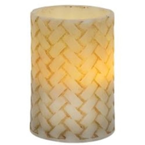 4 x Candle Shade Roses on Basket Weave for large Yankee Jar candle 
