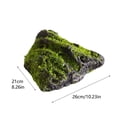 thumbnail image 3 of zhonghuaying Non-Hollow Artificial Rock, Moss Rock, Decorative Rocks, PU Foam Stone for Outdoor Landscaping Yard, Indoor Window Display(8.26x10.23 in), 3 of 8