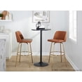 thumbnail image 3 of Toriano 30" Fixed-Height Bar Stool, Bar Chairs, Swivel Bar Stools, Bar Stools Set of 2, 3 of 6