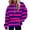 Hot Pink, variant on Oplxuo Womens Oversized Striped Hoodies Sweatshirt Colorblock Pullover Long Sleeve Trendy 2025 Fall Tee Tops with Pocket