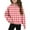 Red, variant on LIaqionyy Girls Half Zip Sweatshirts Long Sleeve Pullover Crop Tops Kids Mock Neck Tops with Pockets Casual School