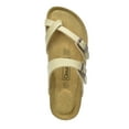 thumbnail image 4 of CloudAir Ladies' Primo Slip-On Contoured Comfort Footbed Crisscross Toe Buckle Sandals, 4 of 5