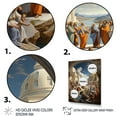 thumbnail image 3 of Designart "The School of Athens A Classical Masterpiece I" Spiritual Floater Framed Canvas Wall Art, 3 of 7