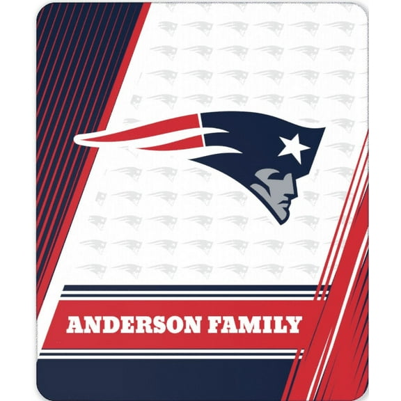 Personalized NFL Official Blanket – Custom NFL 50x60 Sherpa Throw. Unisex, Adult, Teen, Tween. Walmart Custom Weighs 1.79 lb.