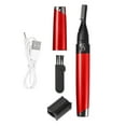 thumbnail image 1 of Unique Bargains Electric Eyebrow Trimmer Portable Eyebrow Razor for Women for Face Body Battery Operated Portable Red, 1 of 7