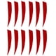thumbnail image 2 of 12 de flecha de 3 pulgadas para de flecha de tiro con , rojo shamjiam Tiro con arco Fletching Vanes, 2 of 9