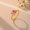 Pink, variant on Minimalist 14K Gold - Plated Ring with Square & Teardrop Zircons(D)