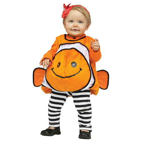 Infant Giddy Clowfish Costume by FunWorld 8678