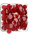 thumbnail image 5 of Rastogi Handicrafts Centerpieces,Glass Gems for Vase Fillers,Wedding Decoration Pebbles One Side Flat (Size - 20 mm) (RED, 25 PCS), 5 of 5