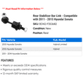 thumbnail image 2 of Rear Stabilizer Bar Link - Compatible with 2011 - 2015 Hyundai Sonata 2012 2013 2014, 2 of 2