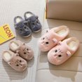 thumbnail image 4 of Zapatillas de gato peludas y esponjosas para mujer y hombre, zapatos de plataforma para el hogar, toboganes de felpa para interiores, zapatos de algodón encantadores, Invierno, 4 of 5