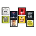 thumbnail image 1 of Motivational Quotes Wall Framed Poster, Office Decor, Inpirational Frame with Quotes.Set of 8 (10 x 10 Inches), 1 of 4