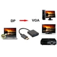 thumbnail image 2 of Accesorios para computadoras Cable adaptador convertidor de video 1080P DP Displayport a VGA Hugtrwg Para estrenar, 2 of 6