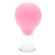 thumbnail image 1 of Ofertas Únicas 1 Pc Herramientas de Ventosas Faciales Convenientes para Salón de Belleza 0.79" Vidrio de Silicona Rosa, 1 of 1
