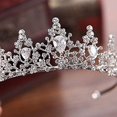thumbnail image 3 of Moda dama de honor joyería de boda hecha a mano diadema nupcial Tiara corona para el cabello diadema accesorios para el cabello, 3 of 5
