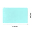 thumbnail image 5 of light-aqua Front Door Mat, Indoor Mats for Bedroom Bathroom Kitchen, Floor Mat Non-Slip, Soft Carpet Floor Cover Machine Washable Entryway Mat - 20x31.5in, 5 of 5