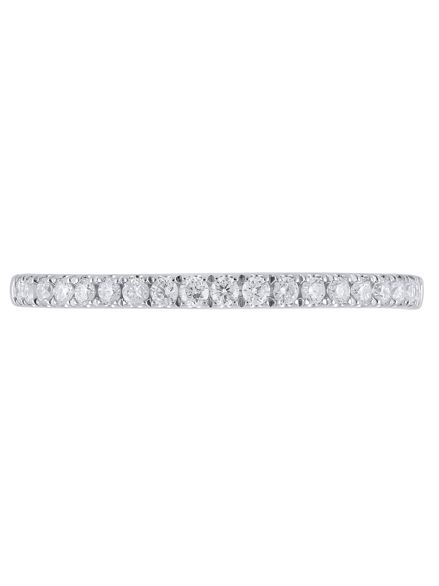 1/5 Carat T.W. (SI Clarity, H-I Color) Brilliance Fine Jewelry Lab Grown Diamond Wedding Band in Sterling Silver, Womens, Size 8