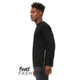 thumbnail image 3 of Bella+Canvas 3946 FWD Fashion Unisex Crew Neck Side Zipper Sweatshirt-Black-XL, 3 of 3
