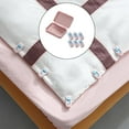 thumbnail image 4 of 10 pinzas para mantas, colchones, cortinas y ropa, y sábanas ajustables. Rosa claro, 4 of 9
