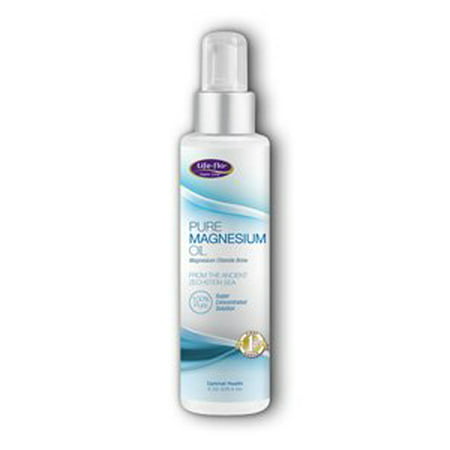 Pure Magnesium Oil Life Flo Health Products 8 oz(236.6 ml) (Best Magnesium Oil Spray)