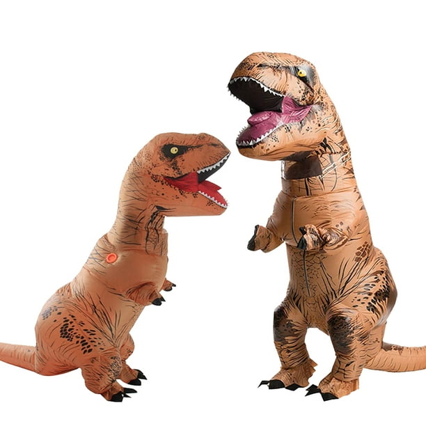 Déguisement de carnaval d'halloween dinosaure gonflable t-rex déguisement  Jurassic World Park sauter di…