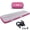 Pink Green, variant on PPXIA Gymnastics Mat Inflatable Tumbling Mat 4 inches Thickness Air Floor Tumble Air Tumbling Mat Set with Pump for Training Cheerleading Home Use Beach Park and Water Use