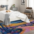 thumbnail image 4 of Cactus Rug for Living Room - 4x5 Rug - Cactus Rug - Tropical Plant Western Desert Area Rug - Cacti Rugs - Arizona Carpet, 4 of 7
