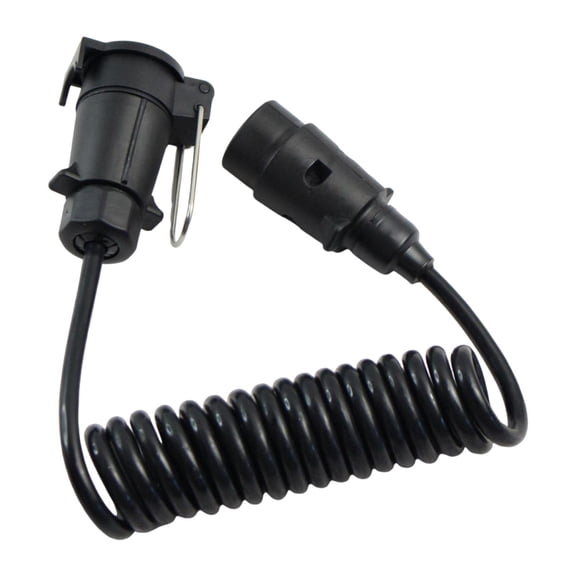 yotijay 7 Pin Trailer Extension Cable Parts Trailer Tow Wiring Plug for RV Boat