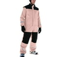 thumbnail image 5 of Wensltd Women's Thickened 2 Piece Ski Suit Windproof Winter Jumpsuits Outdoor Warm Snowsuits, 5 of 7