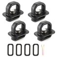 thumbnail image 3 of Car Fixed Buckle, 4PCS Rustproof Aluminium Alloy Sturdy Rope Fixed Buckle Simple Installation  For Pickup, 3 of 8