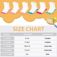 thumbnail image 7 of 12 Pairs Girls Crew Socks, Kids Athletic Socks for Toddler Girls (1-14 Years) Calf Cotton Sock School Running Sports, 7 of 7