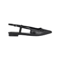 thumbnail image 2 of Calvin Klein Womens Sangrie Faux Leather Embossed Slingback Sandals, 2 of 3