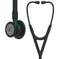 thumbnail image 2 of (2 pack) 3M Littmann Cardiology IV Diagnostic Stethoscope, Stainless Steel Black-Finish Chestpiece, 27" Black Tube, Blue Stem, 2 of 11