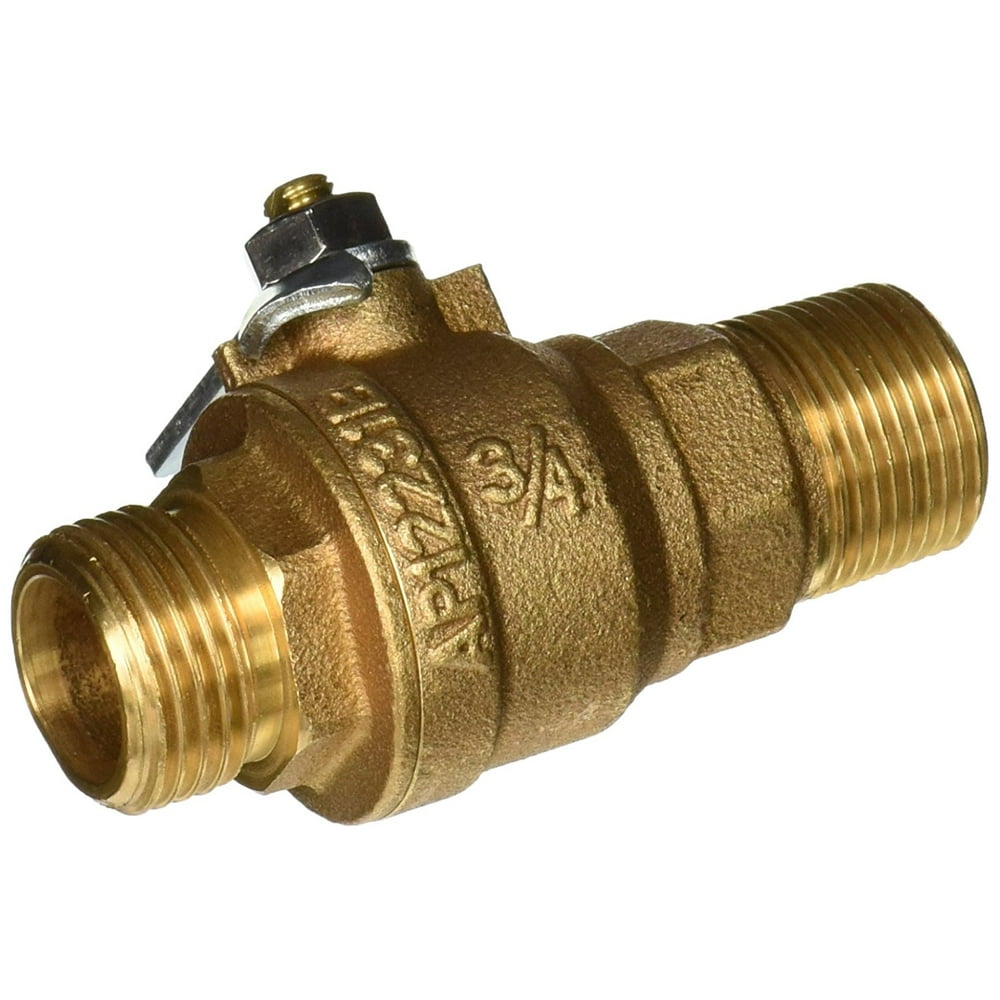 AP12231B1 Full Flow Drain Valve, Brass, For best results, use only