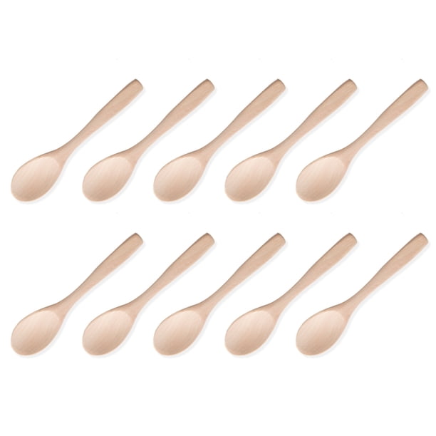 Bewildely Paquete de 10 cucharas de pequeñas, utensilios de comedor para niños, cucharadita de miel, condimentos de cocina para condimentos de Mostrada tipo 8 Bewildely HA059797-08B