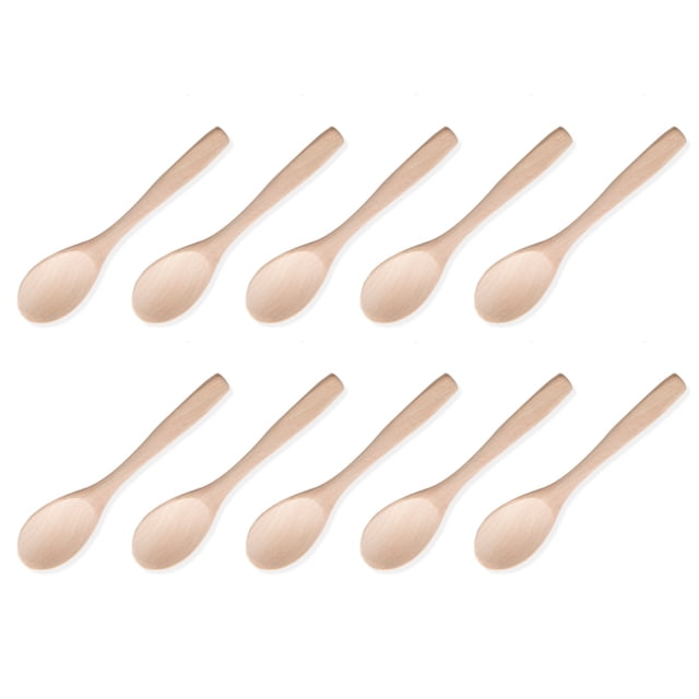 Yuarrent Paquete de 10 cucharas de pequeñas, utensilios de comedor para niños, cucharadita de miel, condimentos de cocina para condimentos de Mostrada tipo 8 Yuarrent HA059797-08B