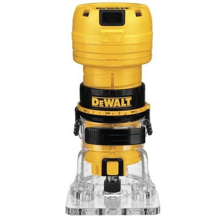 UPC: 0885911319843 | DEWALT DWE6000 4.5-Amp Single Speed 1/4-Inch Laminate Trimmer  Router